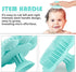 Baby Cradle Brush Baby Bath Brush Silicone Massage Brush Silicone Scrubbers Exfoliator Brush for All Hair Kid Newborn Toddler?Green?...