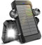 Solar Power Bank 26800mAh,Portable Solar Charger with Suction Cup Mount,IPX7 Waterproof Dustproof Shockproof Battery Pack with 3 USB Ports,with 3 ...