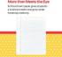 School Smart 85243 Cursive Ruled Notebook Paper with Margin - 8 in x 10 1/2 in - Ream of 500 - White - 085243...
