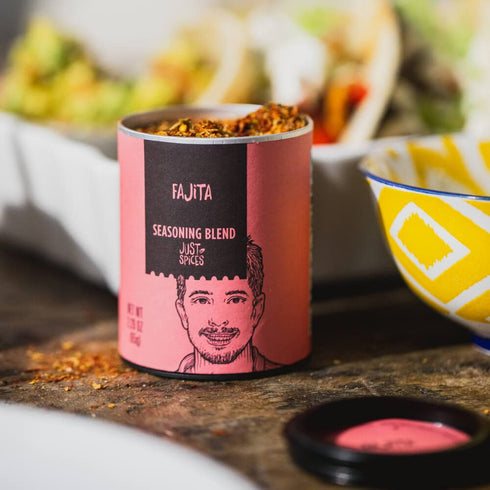 Just Spices Fajita Seasoning Blend, 2.29 oz. I Mild fajita mix for authentic Tex-Mex cuisine I Adds a smoky, spicy flavor to your chicken, pork or...