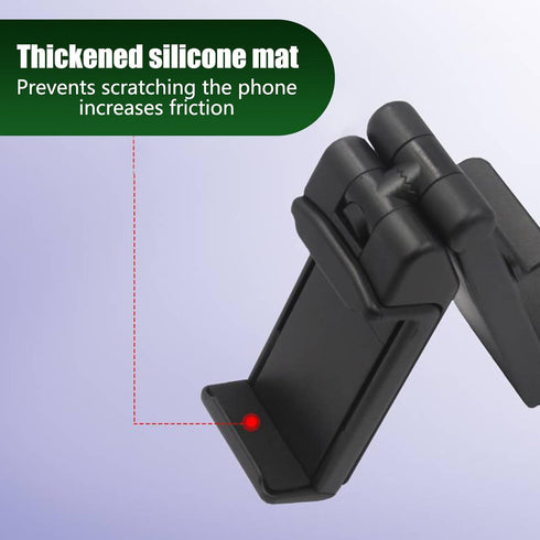 1 PC Car Phone Holder with Hidden Clip, Foldable Waterproof Vehicle Phone Mount, 360 Degree Rotation, Universal Liftable Travel Essential Accessor...