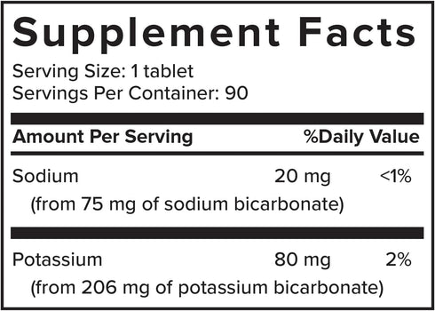 Alkalife pH Balance Pills | The First Patented Alkaline Sodium & Potassium Bicarbonate Supplement | Neutralize Acid, Balance pH, Immune Support, P...
