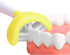 2 Pieces 3 Sided Toddler Toothbrush, Three Bristles for Kids Toothbrush, Autism Soft Bristles Toothbrush,Soft and Gentle for Complete Tooth and Gu...