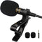 PoP voice Professional Lavalier Lapel Microphone Omnidirectional Condenser Mic for iPhone Android Smartphone,Recording Mic for Youtube,Interview,V...