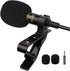 PoP voice Professional Lavalier Lapel Microphone Omnidirectional Condenser Mic for iPhone Android Smartphone,Recording Mic for Youtube,Interview,V...