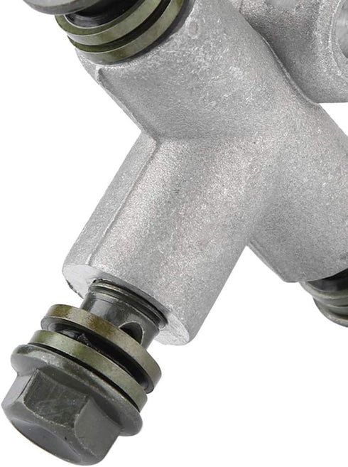 Qiilu ATV 10mm Hydraulic 3 Way Brake Oil Hose Adaptor Pipe Coupling Tee for Motorcycle Motorbike...
