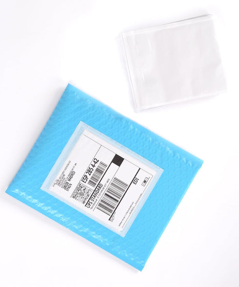 100 PCS 4.5"x 5.5" Clear Self-Adhesive Packing List Envelopes - Shipping/Mailing Pouch Enclosed Bags for Packing Slips Invoice Label...