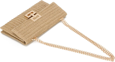 Ynport Straw Clutch Purses for Women Summer Woven Evening Handbags Wicker Rattan Envelope Wallet Chain Shoulder Bag 2024...