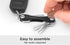 KeySmart Classic - Compact Key Holder and Keychain Organizer (up to 14 Keys) (Black)...