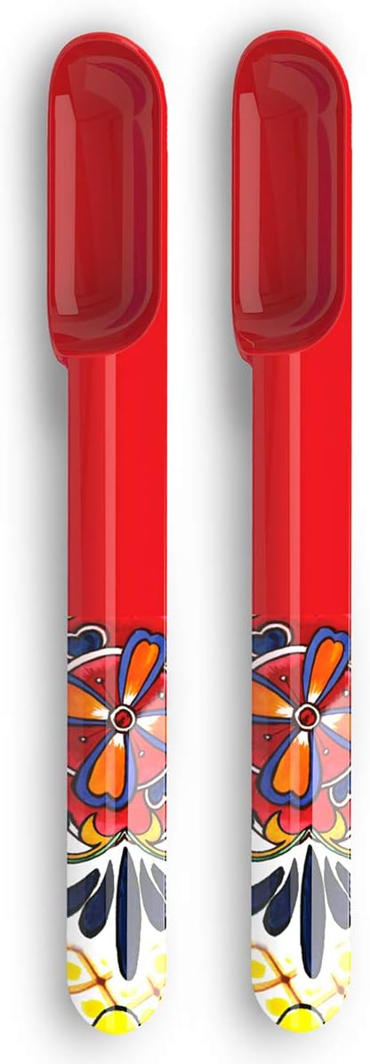 Prepara Taco Spoon, Set of 2, Red...