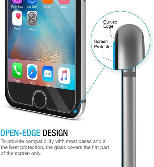 Tempered Glass Screen Protector or Apple iPhone 6/6S (4.7 inch) - 3 Pack...
