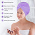 Basumee Microfiber Hair Towel Wrap for Kids, 2 Pack Hair Wrap Towels Drying Towel Wrap for Women Girls Hair Turban Towel for Wet Hair Wraps, Pink ...