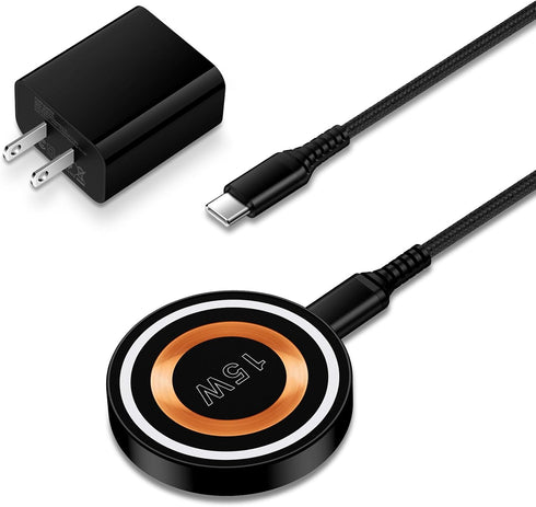 Magsafe Charger Samsung USB C Magnetic Wireless Fast Charger 15W for Samsung Galaxy S24 Ultra S23FE S22 S21 Plus, Mag-Safe iPhone Charging Pad for...