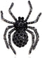 SELOVO Black Crystal Rhinestone Gothic Brooch Pin (black 3)...