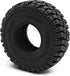 MOHERO 4PCS Soft Rubber Mud Terrain Tires for 1/18 TRX4M Bronco Defender 1/24 Axial SCX24 RC Crawler Car (D Style)...
