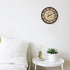 Presentime & Co 10" Farmhouse Series Wall Clock, Cottage Style, Vintage Design, Oil Rubbed Bronze...