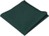 Mens Solid Linen Tie Set : Slim Necktie with Matching Pocket Square (Dark Green)...