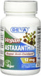 Deva Nutrition Deva Vegan Astaxanthin Veg Capsules, 12 mg, 30 Count...