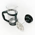 French Press Immersion Brewer Coffee Maker with Stainless Steel Filter System, 12oz, Black...