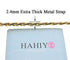 HAHIYO Purse Chain - 55.1 Inch Gold Strap for Shoulder, Cross Body, Sling, Handbag & Clutch - Comfortable Flat 0.4' Wide, 2.4mm Thick Metal - 1 Pa...
