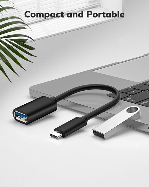 USB C to USB Adapter 5 Pack, USB Type C Male to USB Female OTG Cable, Adapter for iPhone 15 Pro Max iPad MacBook Pro/Air 2023 2022 M1 M2 Galaxy S2...