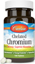 Carlson Chelated Chromium 200 mcg Superior Absorption - Healthy Metabolism Energy Production & Optimal Wellness - 100 Tablets...