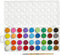 KINGART 511-36 W/Brush, Set of 36 Watercolor Paint Set, Assorted 36 Piece...