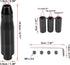 X AUTOHAUX Black Shifter Knob Automatic Gear Shift Knob with Push Buttons Universal Aluminum Alloy Lever Long Handle Stick with Adapter Set for Mo...