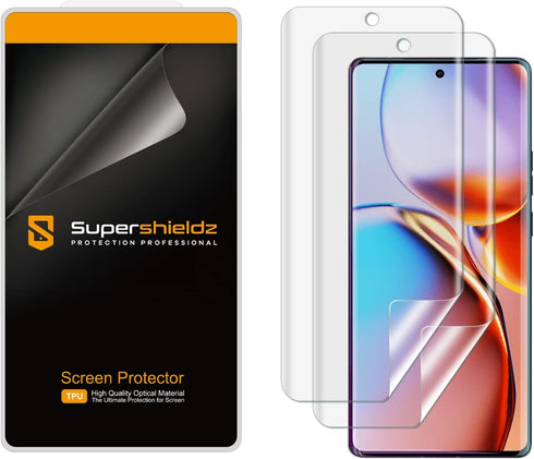 Supershieldz (2 Pack) Designed for Motorola Edge+ / Plus (2023 "Plus Model Only) Screen Protector, High Definition Clear Shield (TPU)......
