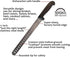 BBQ Smoked Brisket Knife for Meat Carving and Slicing - SS, Granton Edge, 11 Inch Blade...
