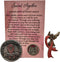 Breast Cancer Prayer Token with Patron Saint Agatha Prayer Card and Pink Ribbon Lapel Pin with Angel with Wings Design | Inspirational Gift Set of...