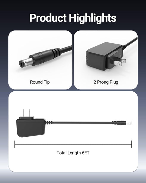 Charger Fit for Pado Pure-Wave CM-05 CM-07 Massager Charger CM5 CM7 Ac Adapter Supply...