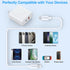 GOODaaa PD 20W Wall Charger with Cable Dual Ports Fast Charing Power Adapter for iPhone Series and Android Devices......