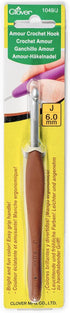 Clover 1049/J Amour Crochet Hook, Size J, 6.0mm...