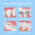 50PCS L-Shaped Interdental Brushes Braces Toothbrush Short Handle,5 Different Sizes Dental Floss Brush Angled Interdental Toothpick...