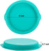 Webake Rainbow Cake Pans, 6 Inch Round Silicone Baking Pans, Set of 6, Great for Jumbo Whoopie Pie, Vegetable Pancakes, Taco Shells, Pizza Crust, ...