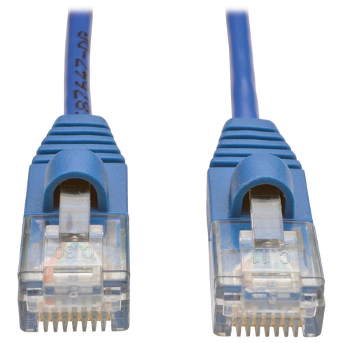 Tripp Lite Cat5e Snagless Molded Slim UTP Patch Cable (M/M), RJ45, Blue, 5 ft. (N001-S05-BL)...