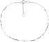 AeraVida Adjustable Classic Chain Silver Beads Casual Wear 925 Sterling Silver Anklet Bracelet, 9-10 inch...