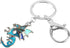 NEWEI Enamel Dragon Keychain Keyrings for Women Girls Bag Charms Dragons Gifts...