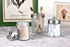 Amolliar Apothecary Jars Bathroom Vanity Organizer -Countertop Canister Jar with Storage Lid - Qtip Dispenser Holder Glass for Qtips,Cotton Swabs,...