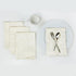 Benson Mills Harmony Scroll Woven Damask Fabric Set of 4 Napkins, Everyday, Parties, Special Occasions, Weddings and Holiday Cloth Napkin (18" x 1...