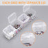 FOME Diamond Embroidery Box, 2 Pack Clear Diamond Painting Storage Box Containers Each with 28 Mini Compartments Grids Mosaic Kits Accessories Sto...