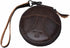 Genuine Leather Patchwork Retro Round Coin Purse Change Pouch Small Slim Clutch Wristlet RFID Blocking Wallet (Expresso)...
