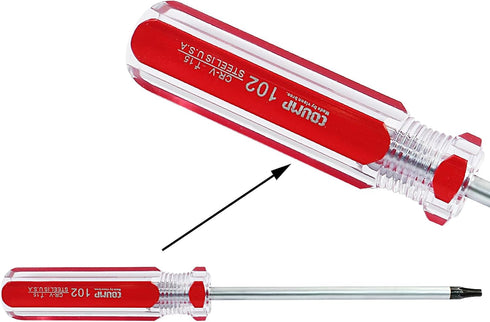 T15 Torx Screwdriver, 7 Inch/178mm Long Screwdriver for Computer Repairing and Furniture DIY...