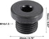 X AUTOHAUX 4 Pcs M14x1.5 Steel Engine Oil Drain Plug Screw for Audi A4 A6 S8 S6 S5 Q7 Q5 RS7 RS7 for Volkswagen Touareg Black...