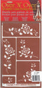 Armour Products Over N Over Glass Etching Stencil, 5-Inch by 8-Inch, Roses...