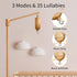 FEISIKE Crib Mobile Motor, Baby Crib Mobile Spinner Nursery Decor Mobile Music Box Volume Control 35 Infant Lullabies Rotating Hanging Rattles Bat...