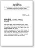 Burpee 60215A Organic Sweet Basil Seeds...