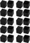 uxcell 20Pcs Furniture Table Chair Square Rubber Leg Tip Cap 15mm X 15mm...