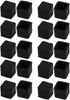 uxcell 20Pcs Furniture Table Chair Square Rubber Leg Tip Cap 15mm X 15mm...